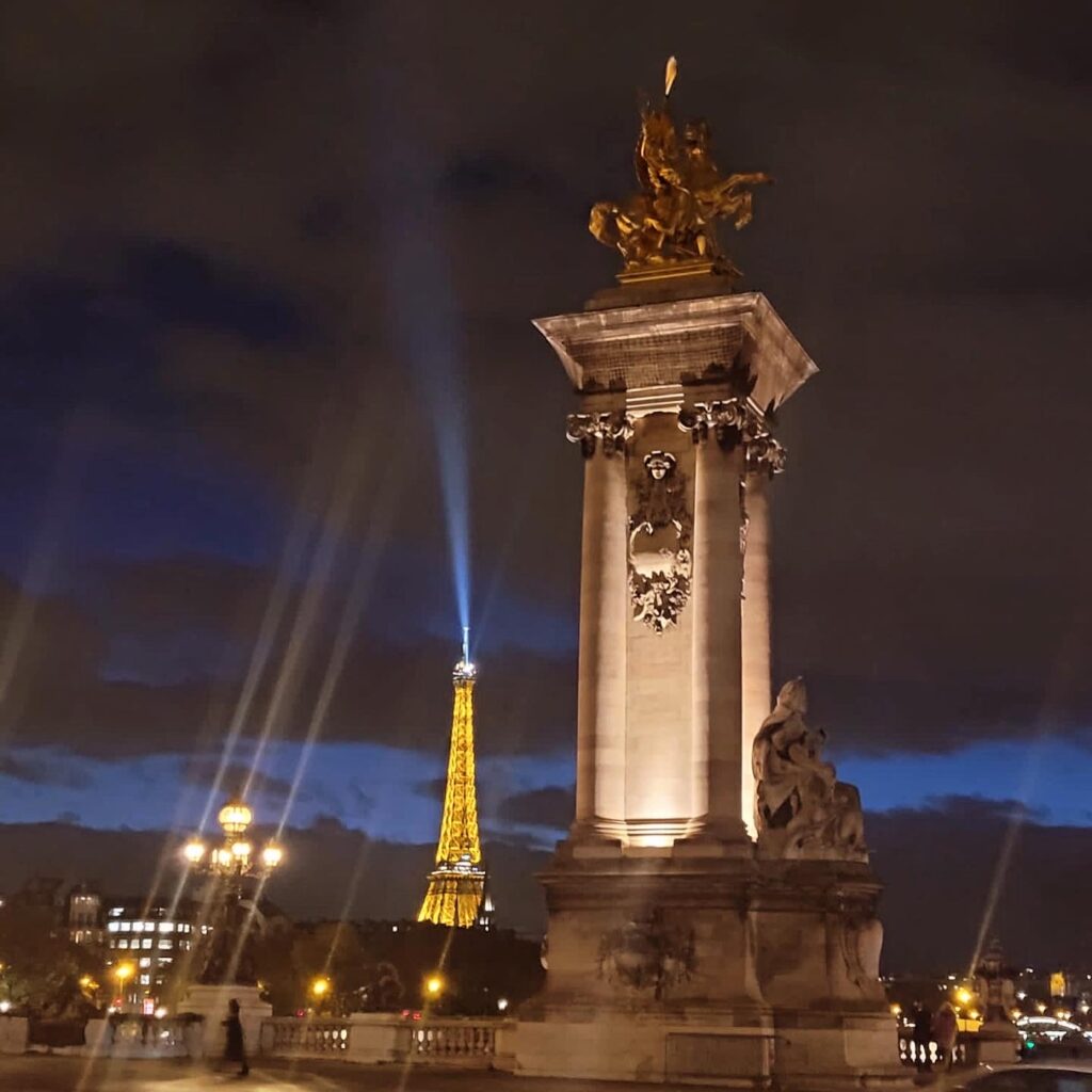The Eiffel Tower from Pont Alexandre III
