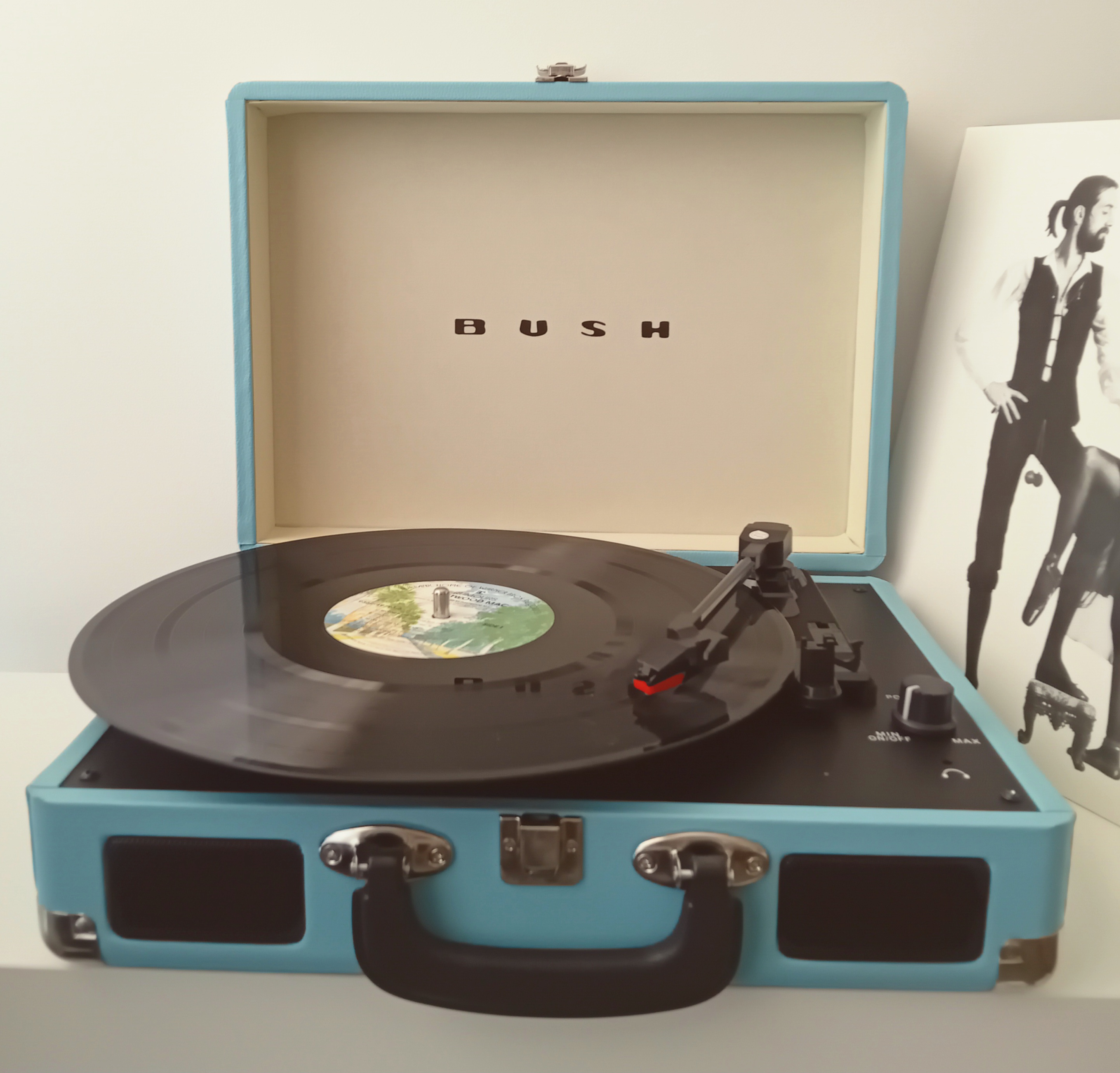 Record player and Fleetwood Mac record