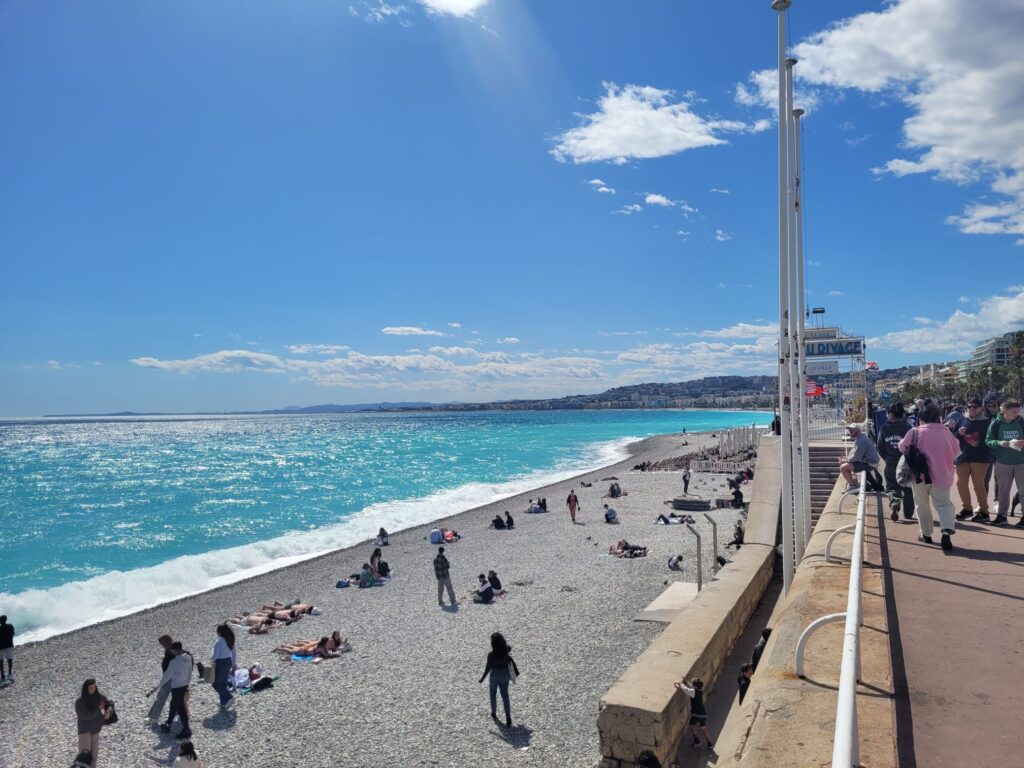 Beach in Nice France