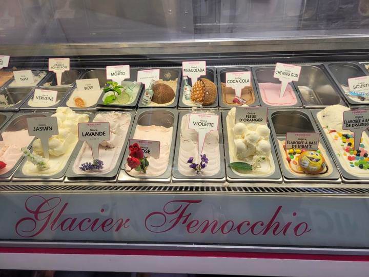 Ice cream in Nice, France
