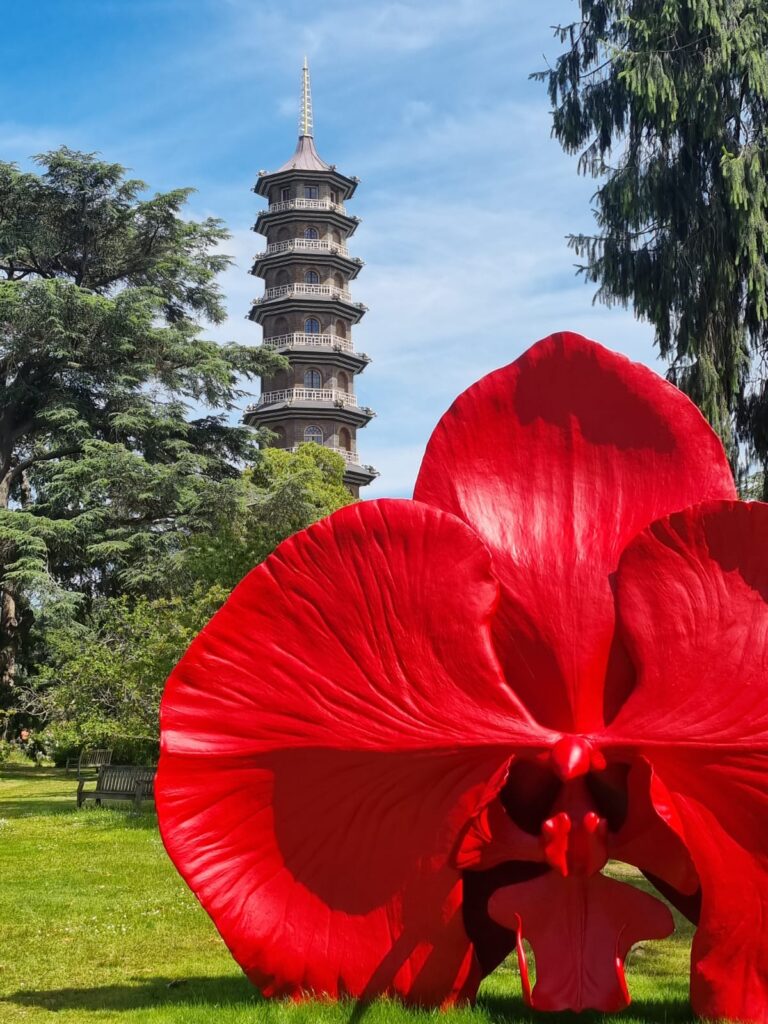 Marc Quinn art installation in Kew Gardens