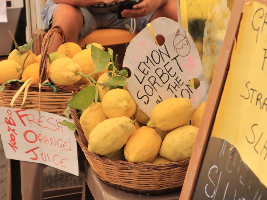 Lemons in Italy