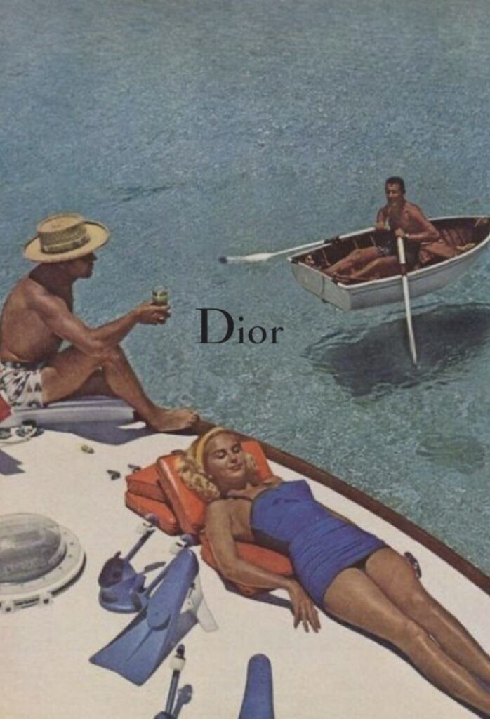 Vintage Dior campaign