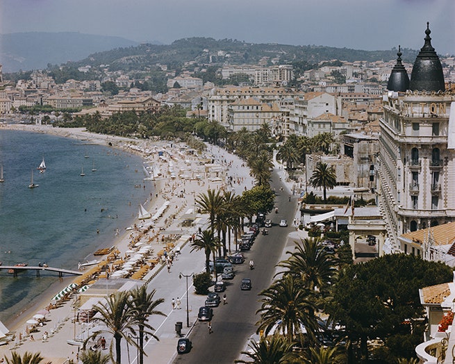 Vintage picture on Cannes
