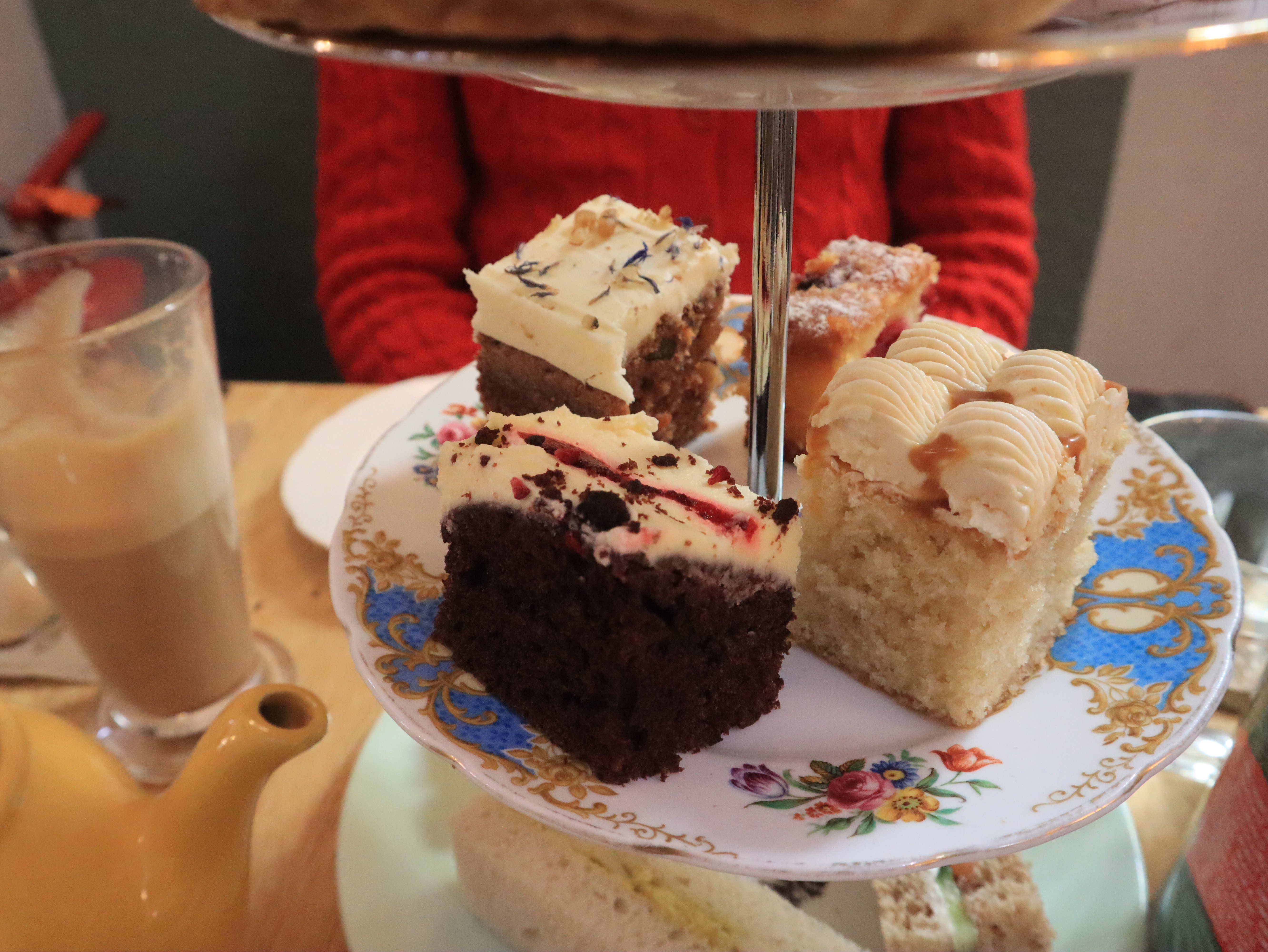 Cakes in tea room