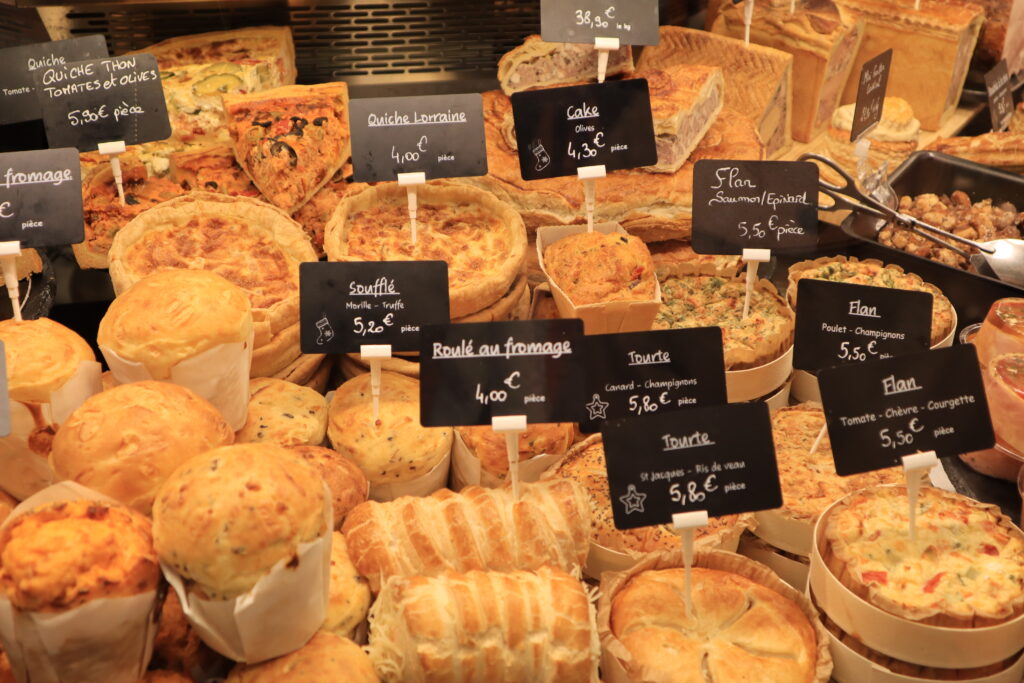 Food market in France