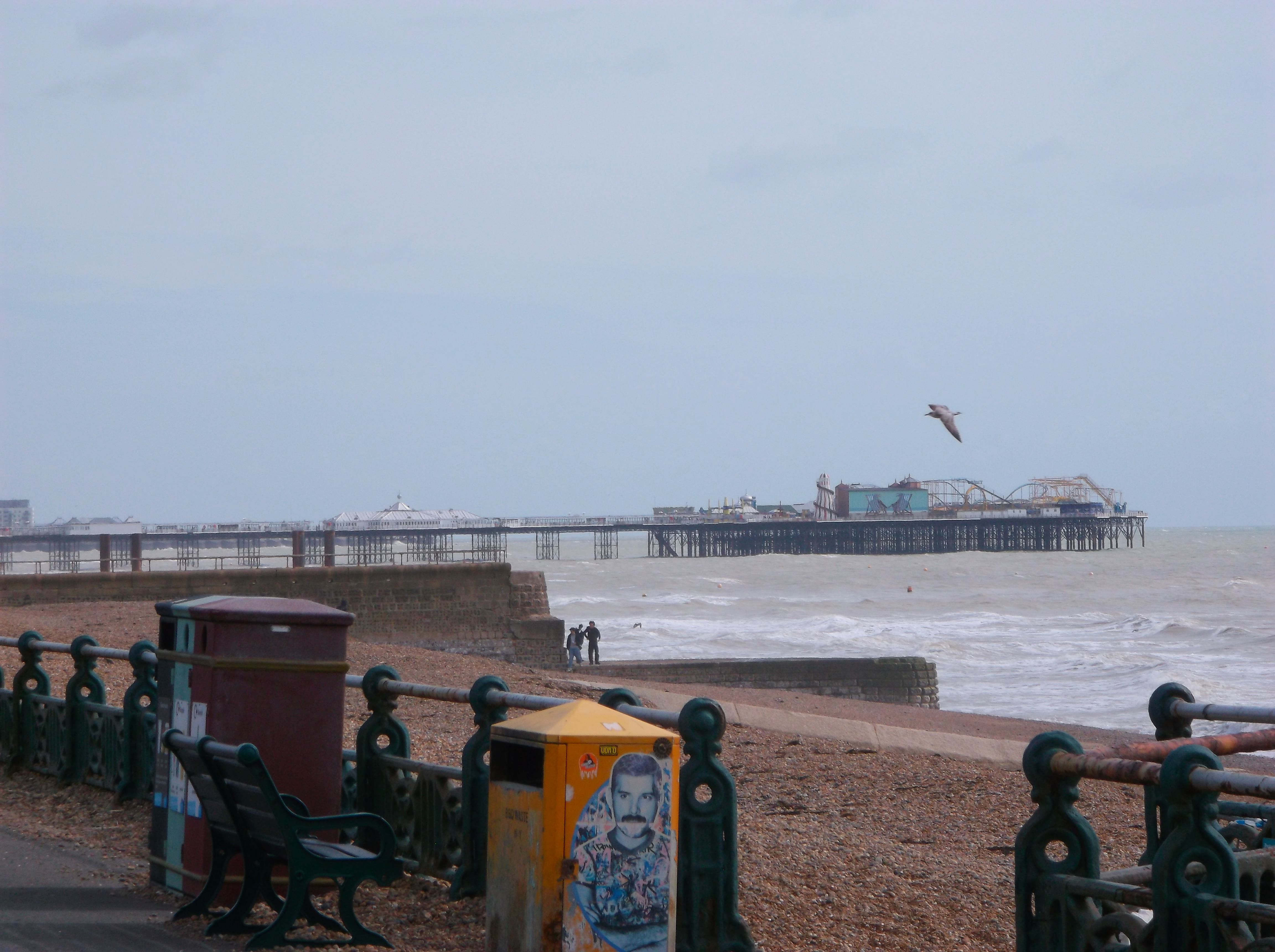 Brighton beach in September