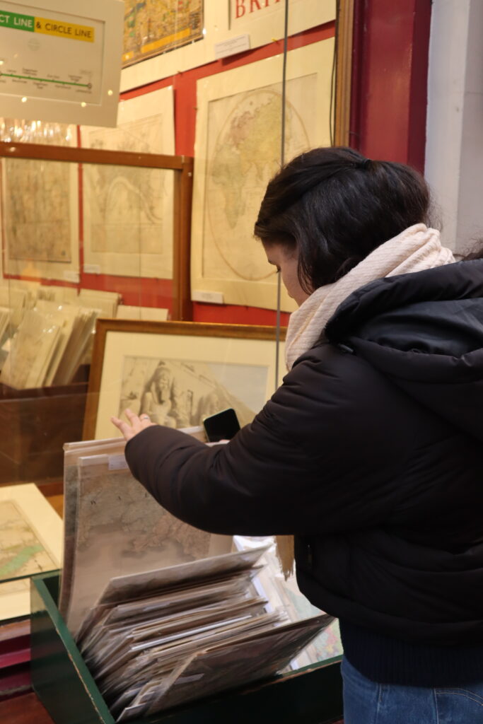 Outside Bryars and Bryars, Cecil Court, London