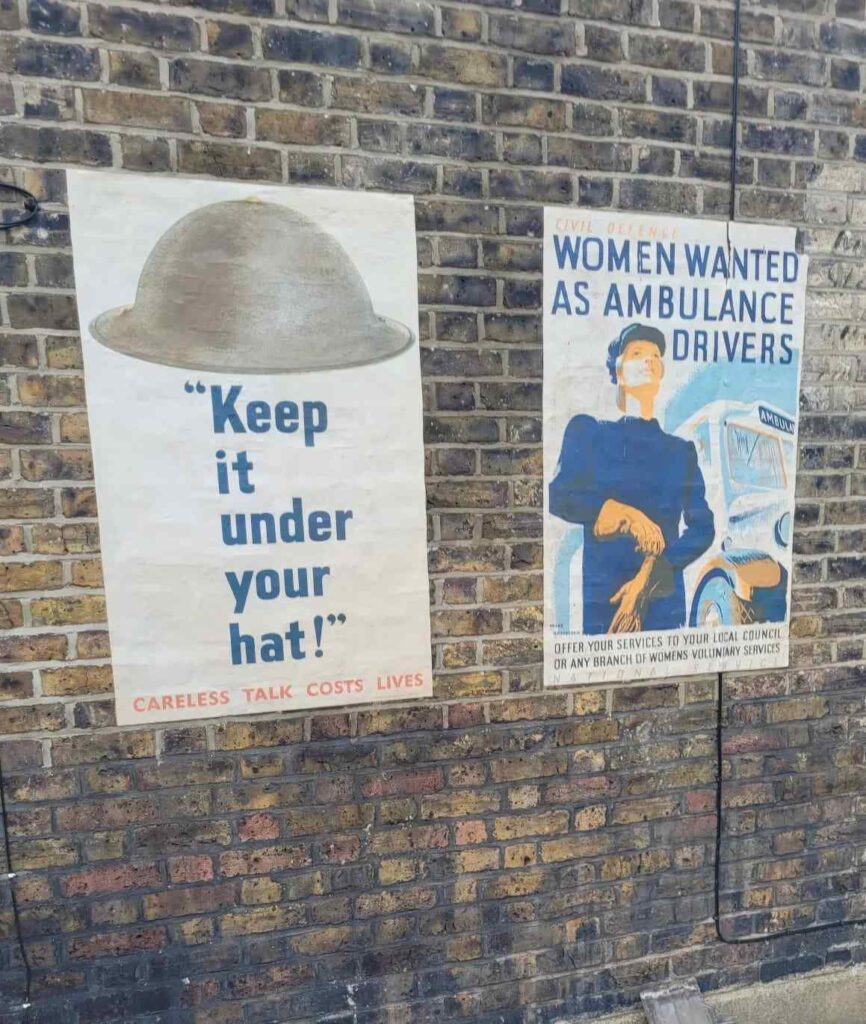 World War Two posters as seen in 'Blitz' Steve McQueen film