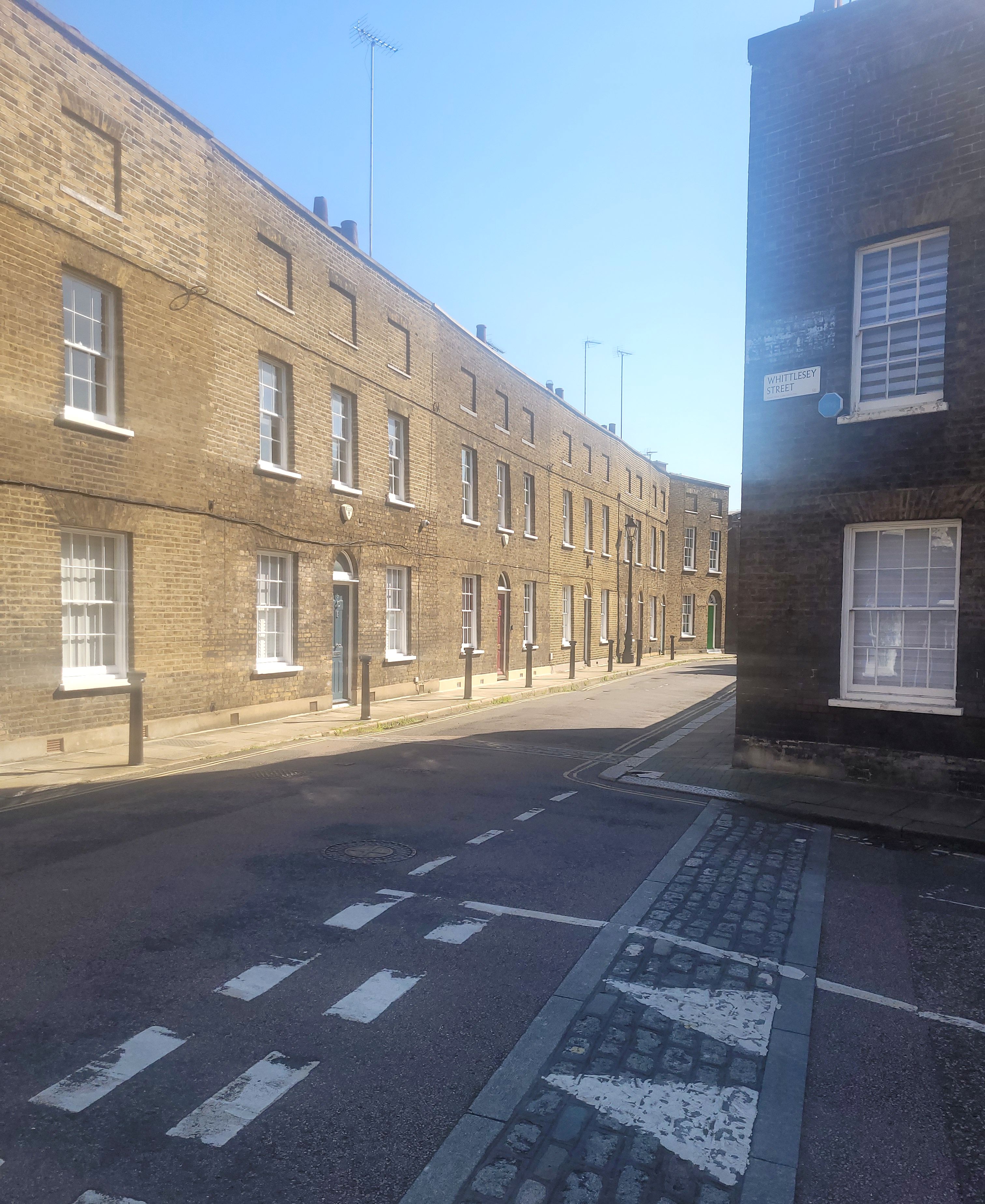 Roupell Street and Theed Street, London