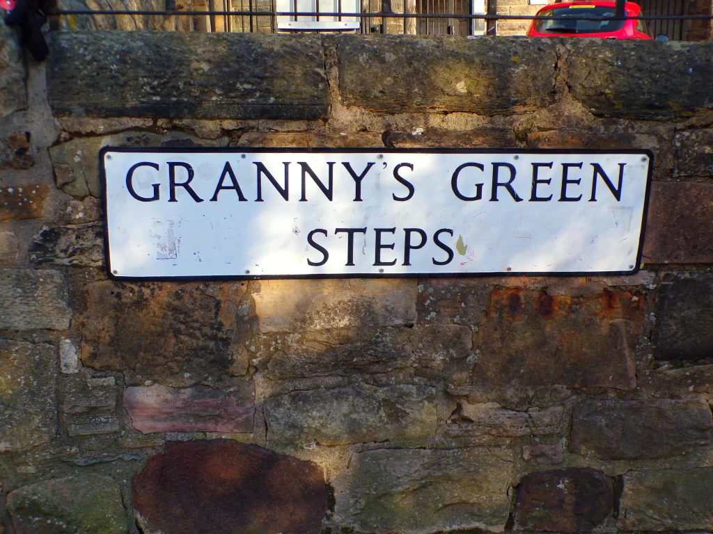 Granny's Green Steps in Edinburgh, Scotland