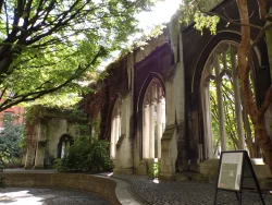 The ruins of St Dunstan's in the East, City of London