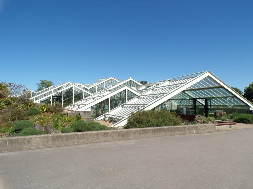Outside of the Princess of Wales Conservatory in Kew Gardens
