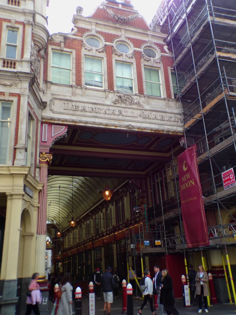 Outside Leadenhall Market