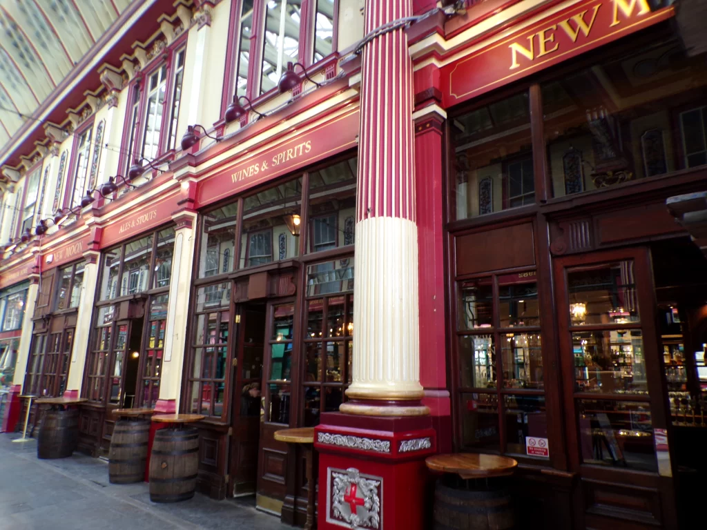 Victorian architecture of covered market in London with roots in Ancient Roman times