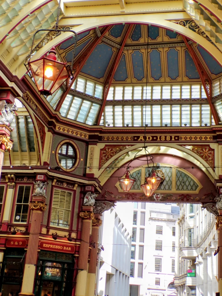 Inside Leadenhall Market, City of London