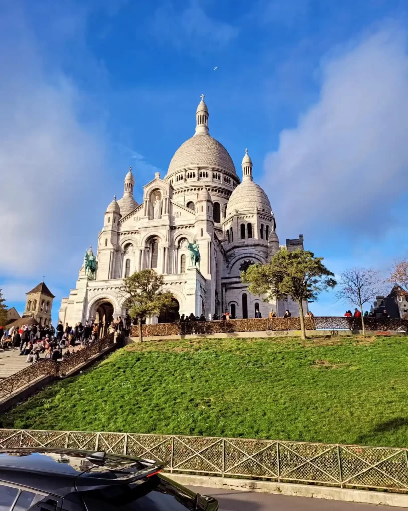 Sacre Coeur Basilica on hill