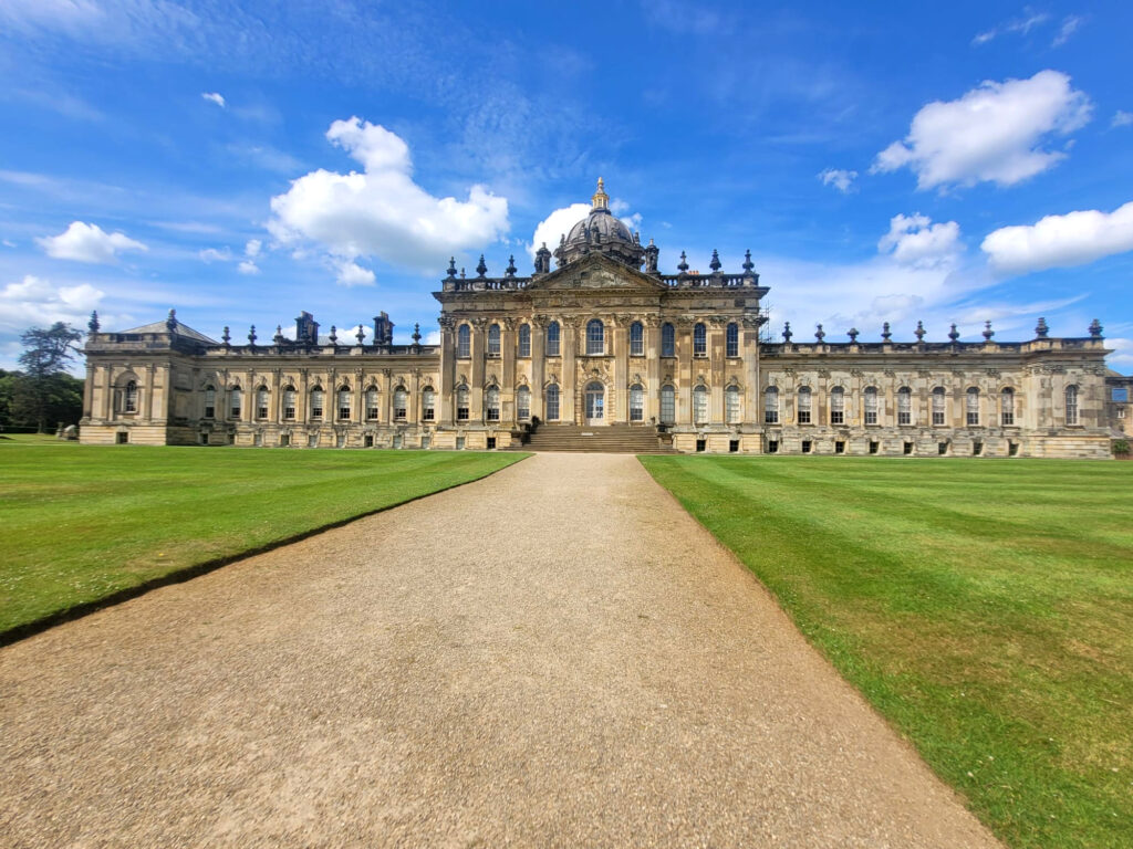 Outside Castle Howard, North Yorkshire