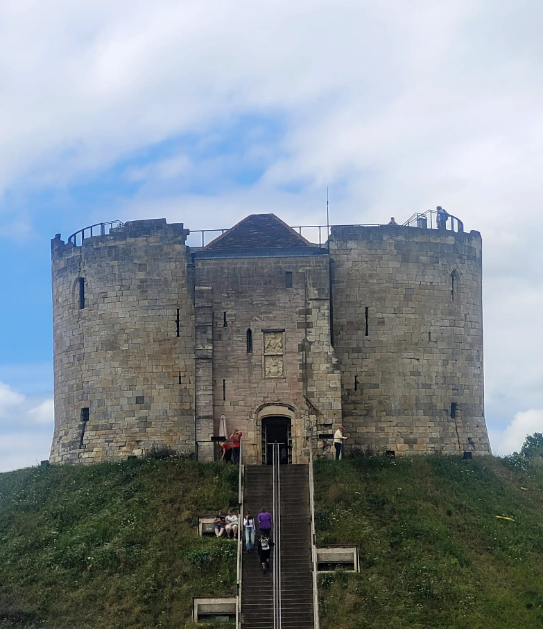 Clifford's Tower, opposite York Castle Museum, York,  England