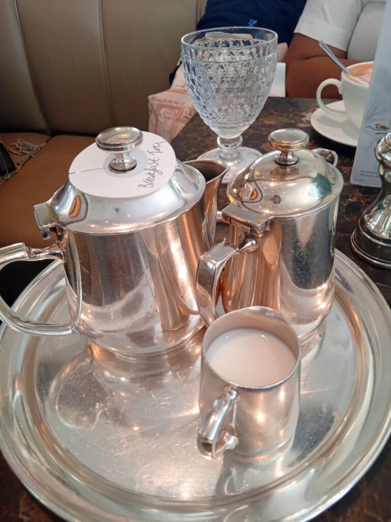 Breakfast tea at Bettys, York