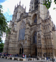 The view outside York Minster