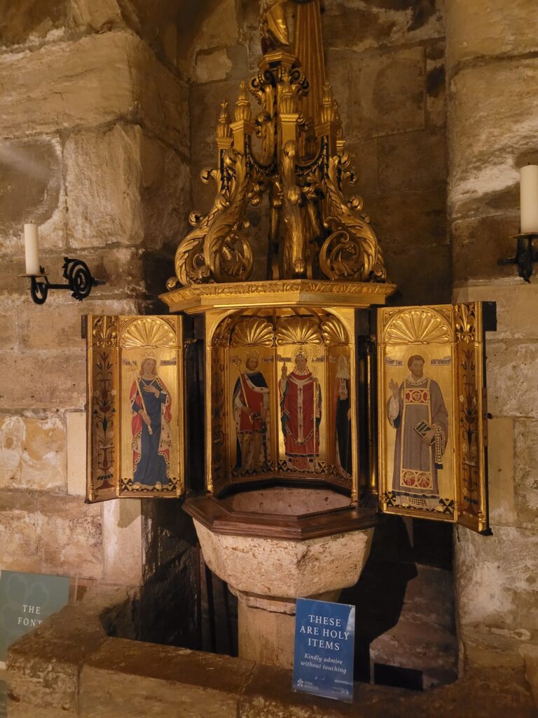 Holy Relic in the Crypt of York Minster
