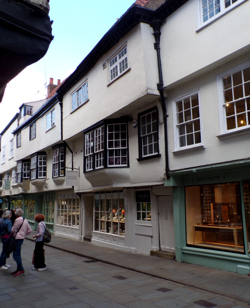 A well preserved historic street in York city centre